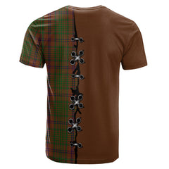 MacGillivray Hunting Tartan T-shirt - Lion Rampant And Celtic Thistle Style