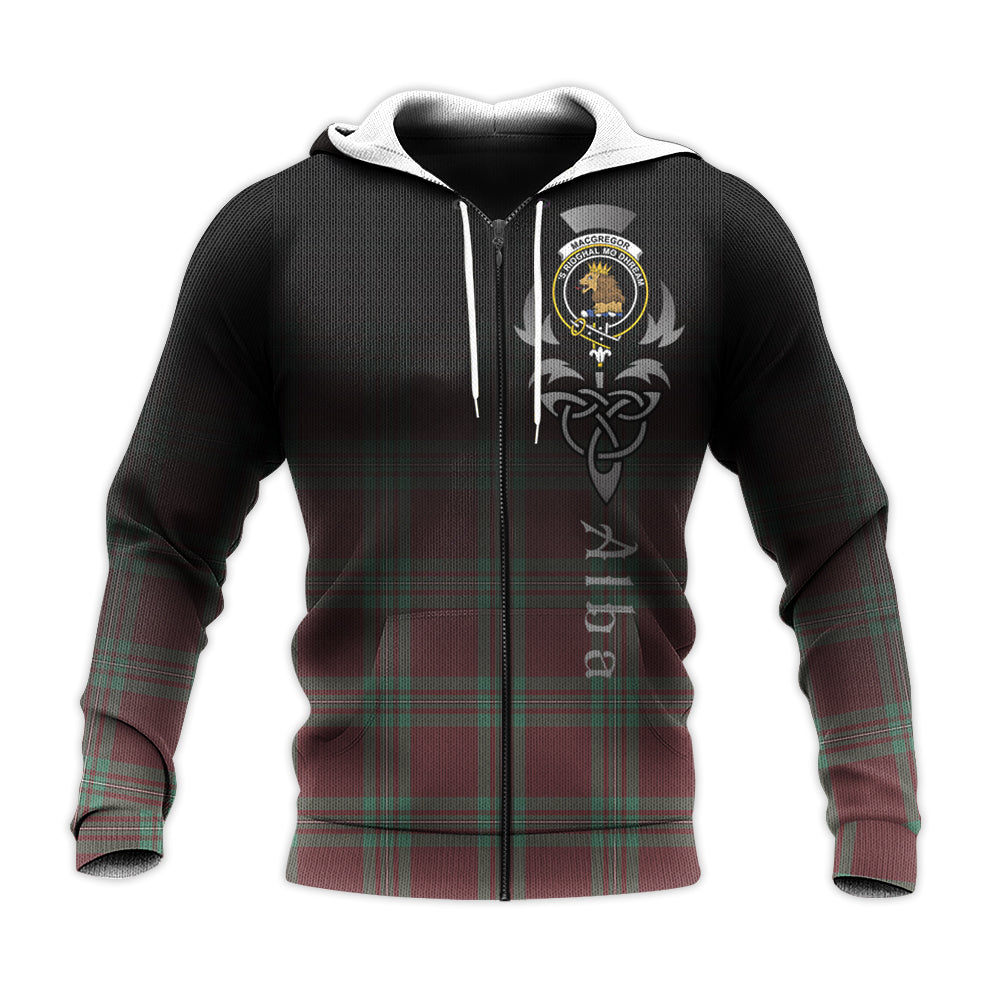 MacGregor Hunting Ancient Tartan Hoodie - Alba Celtic Style