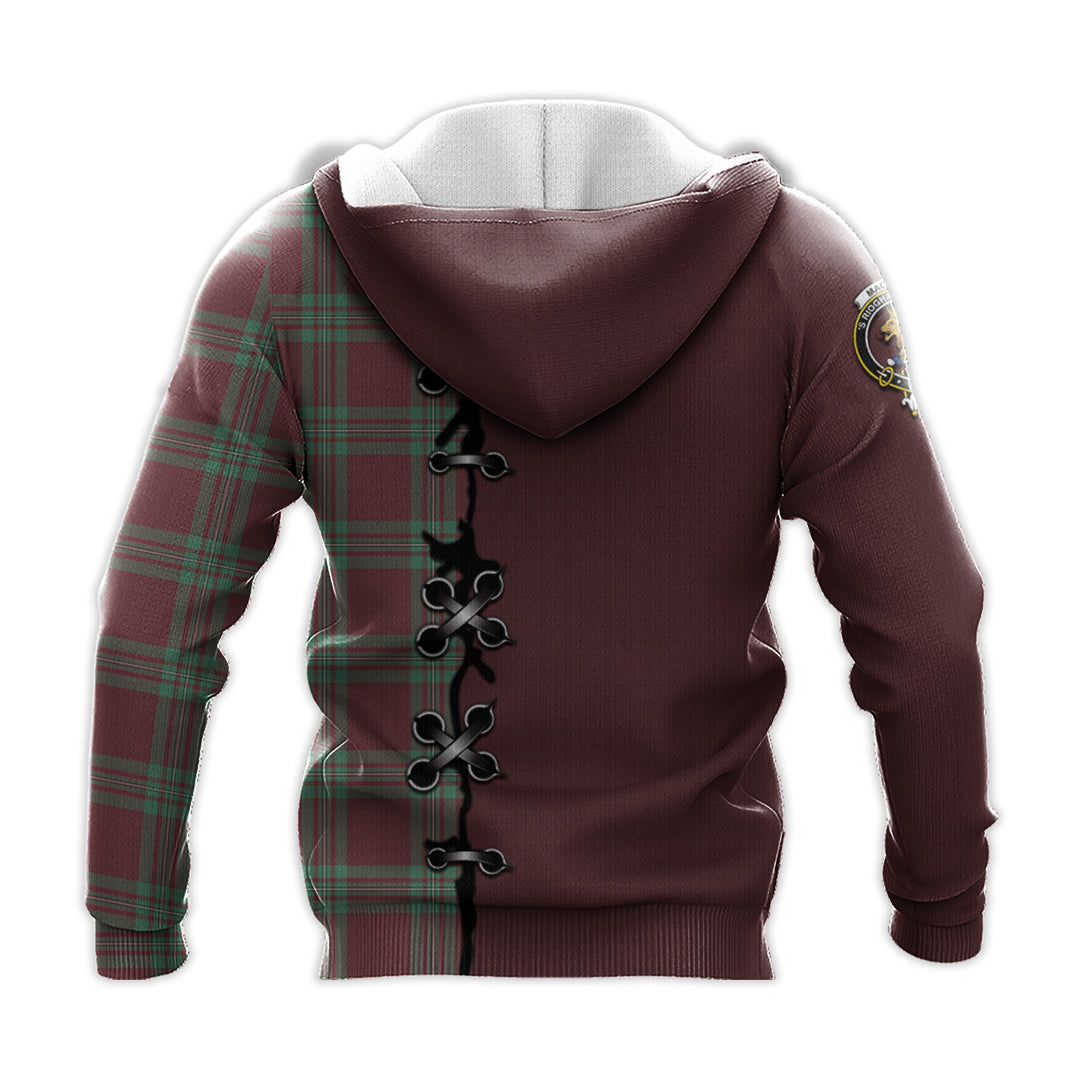 MacGregor Hunting Ancient Tartan Hoodie - Lion Rampant And Celtic Thistle Style