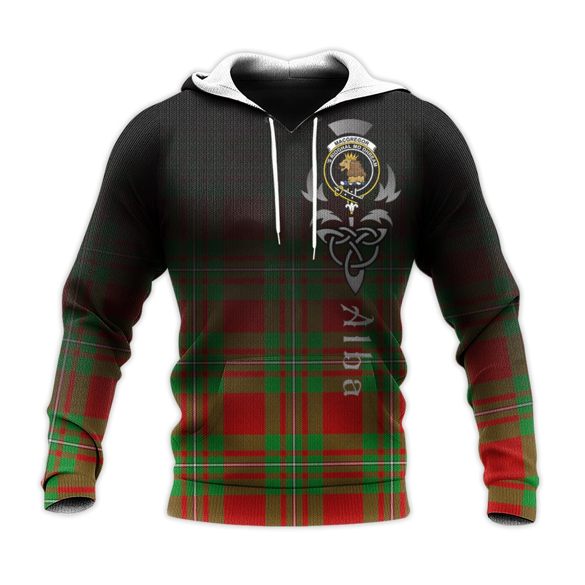 MacGregor Modern Tartan Hoodie - Alba Celtic Style