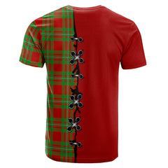 MacGregor Modern Tartan T-shirt - Lion Rampant And Celtic Thistle Style