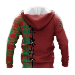 MacGregor Modern Tartan Hoodie - Lion Rampant And Celtic Thistle Style