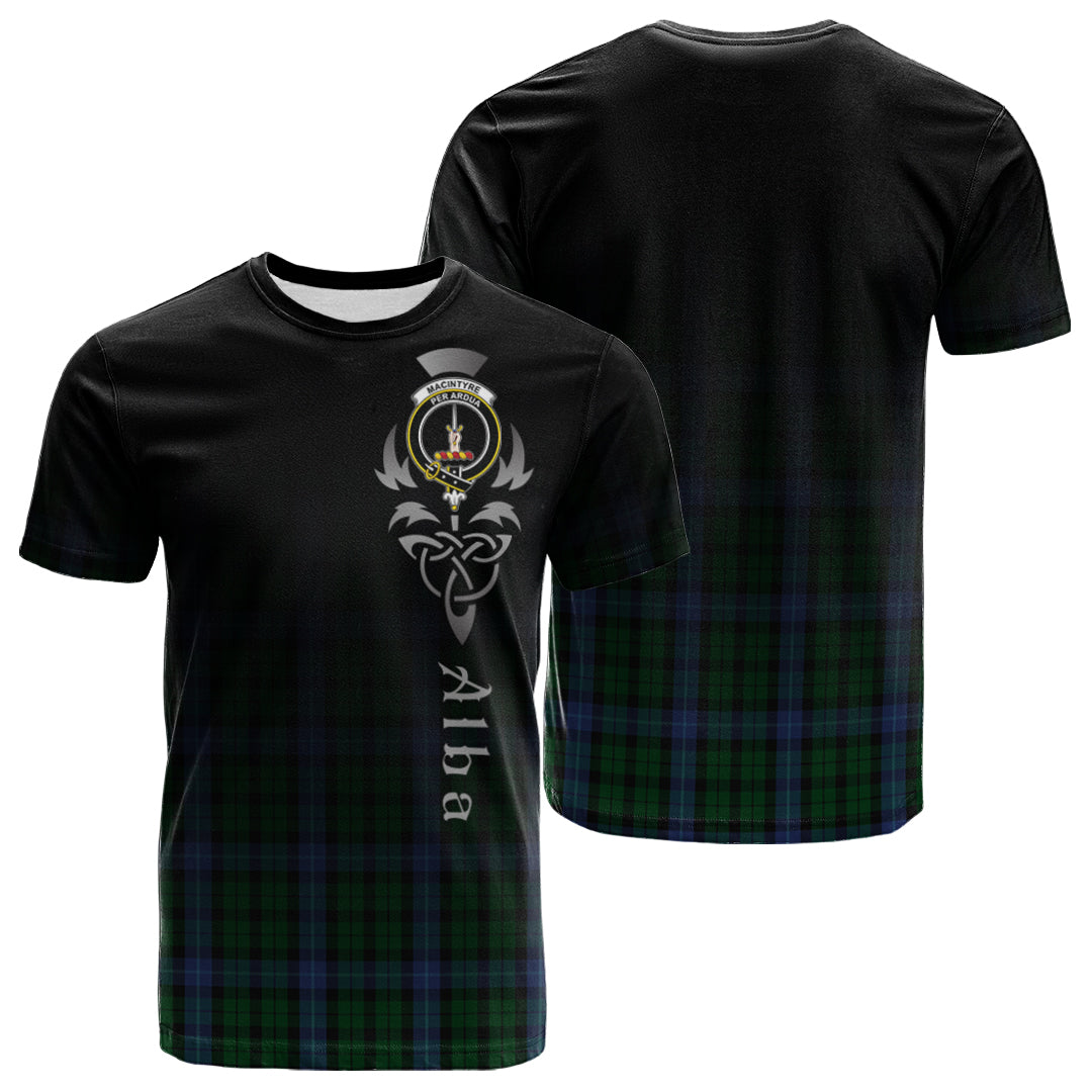 MacIntyre Tartan Crest T-shirt - Alba Celtic Style