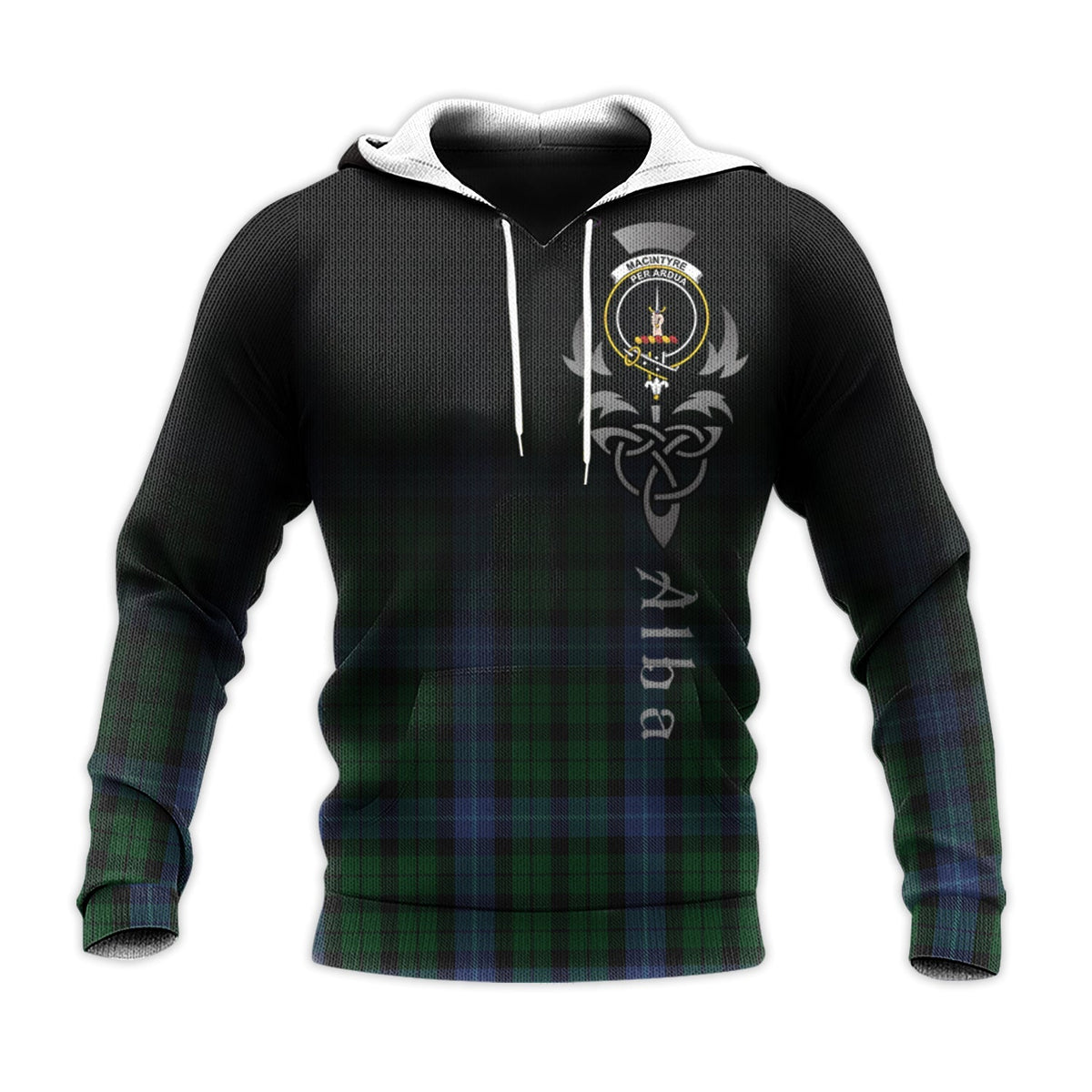 MacIntyre Tartan Hoodie - Alba Celtic Style