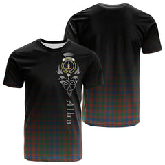 MacIntyre Ancient Tartan Crest T-shirt - Alba Celtic Style