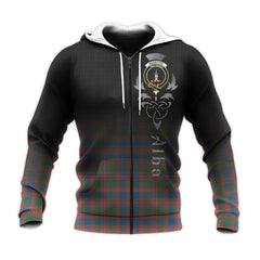 MacIntyre Ancient Tartan Hoodie - Alba Celtic Style