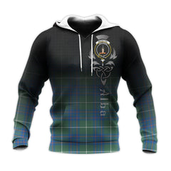 MacIntyre Hunting Ancient Tartan Hoodie - Alba Celtic Style