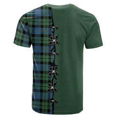 MacKay Ancient Tartan T-shirt - Lion Rampant And Celtic Thistle Style