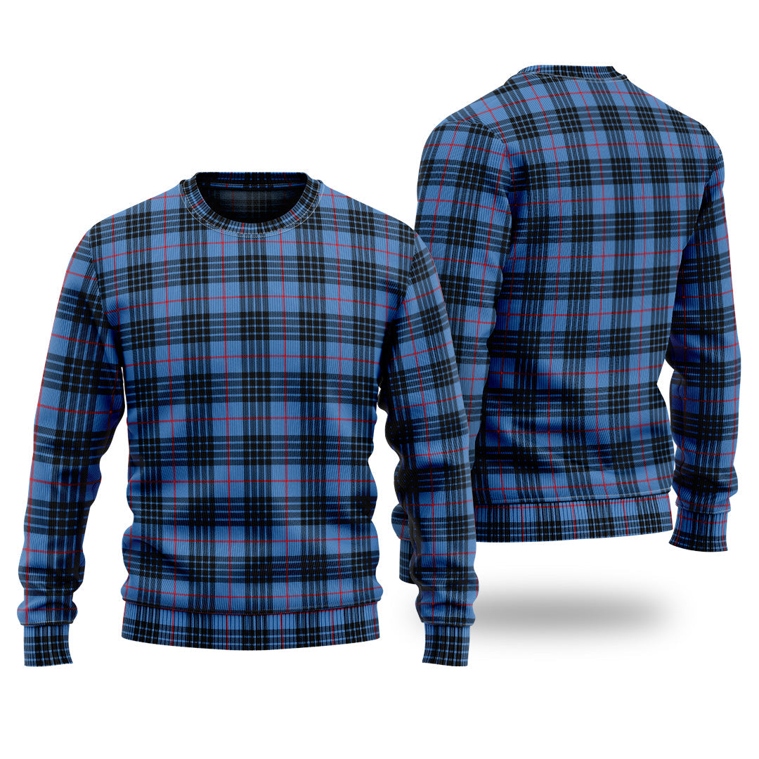 MacKay Blue Tartan Sweater