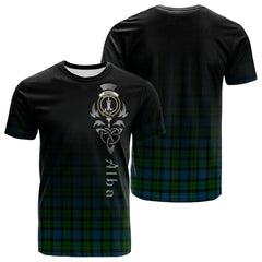 MacKay Modern Tartan Crest T-shirt - Alba Celtic Style