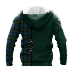 MacKay Modern Tartan Hoodie - Lion Rampant And Celtic Thistle Style