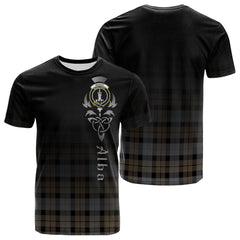 MacKay Weathered Tartan Crest T-shirt - Alba Celtic Style