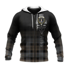 MacKay Weathered Tartan Hoodie - Alba Celtic Style