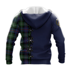 MacKenzie Modern Tartan Hoodie - Lion Rampant And Celtic Thistle Style