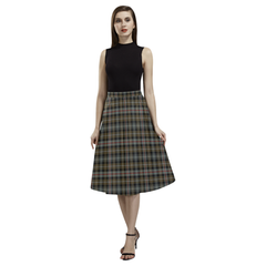 MacKenzie Weathered Tartan Aoede Crepe Skirt