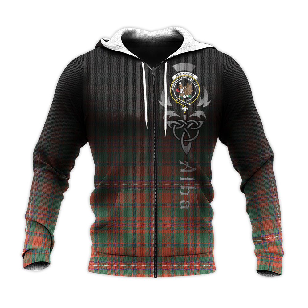 MacKinnon Ancient Tartan Hoodie - Alba Celtic Style