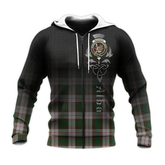 MacKinnon Dress Tartan Hoodie - Alba Celtic Style