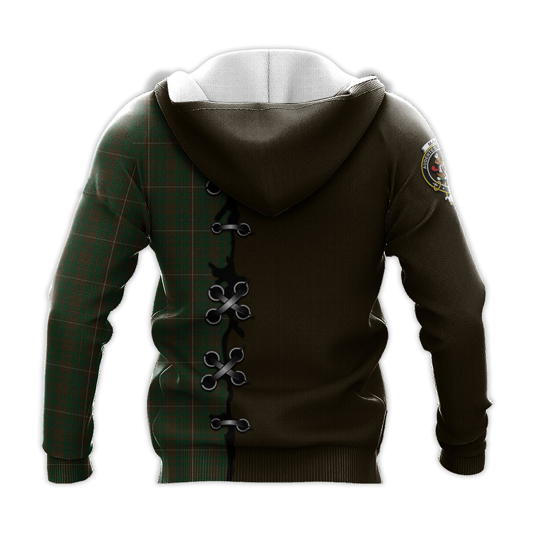 MacKinnon Hunting Tartan Hoodie - Lion Rampant And Celtic Thistle Style