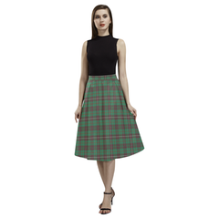 MacKinnon Hunting Ancient Tartan Aoede Crepe Skirt