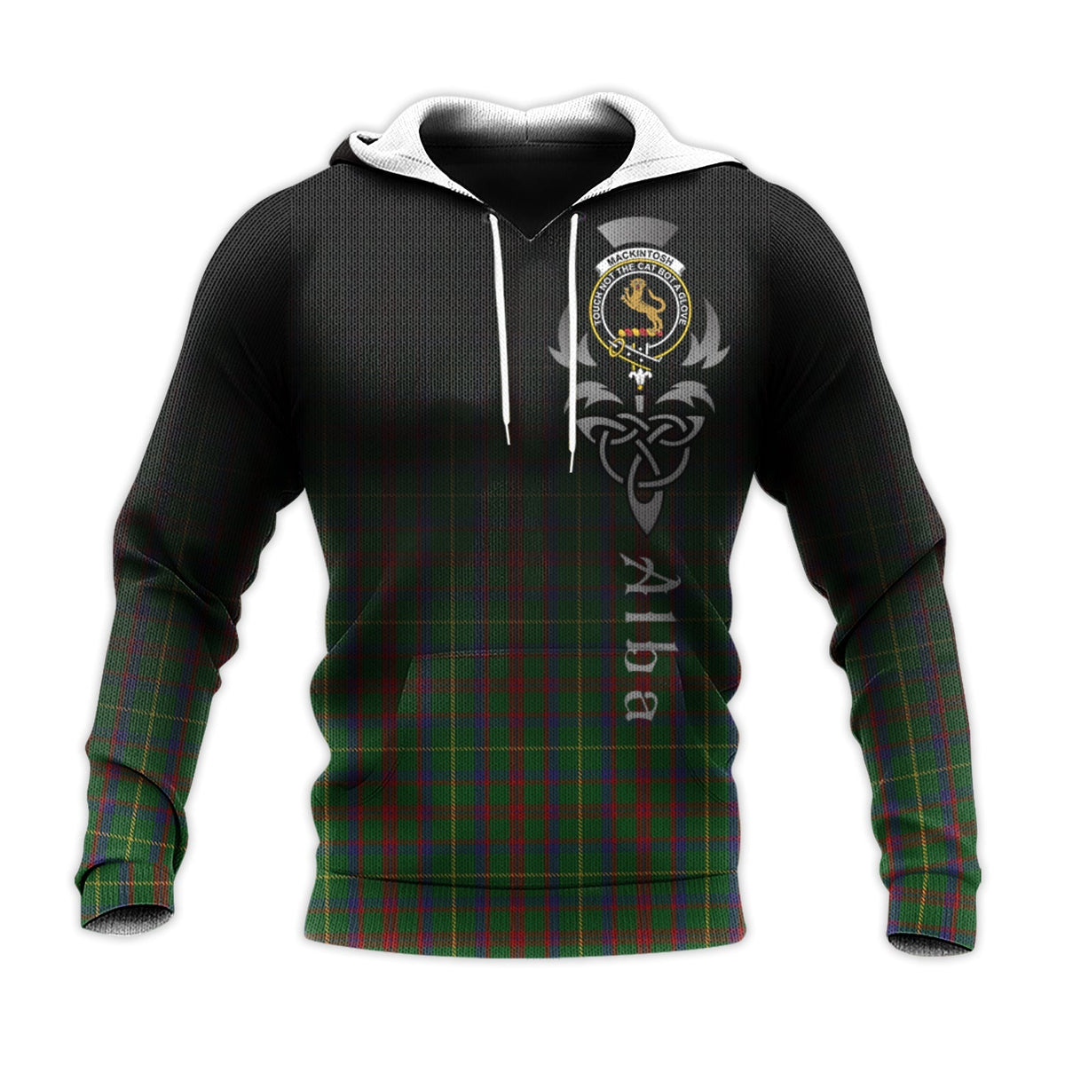 MacKintosh Hunting Tartan Hoodie - Alba Celtic Style