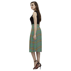 MacKintosh Hunting Ancient Tartan Aoede Crepe Skirt