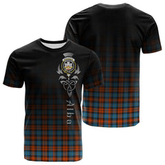 MacLachlan Ancient Tartan Crest T-shirt - Alba Celtic Style