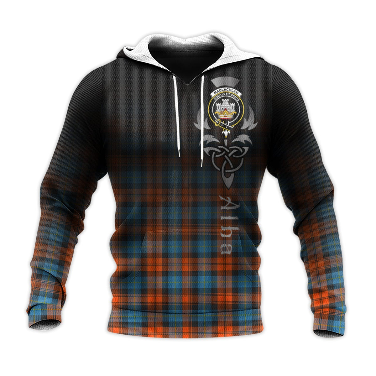 MacLachlan Ancient Tartan Hoodie - Alba Celtic Style