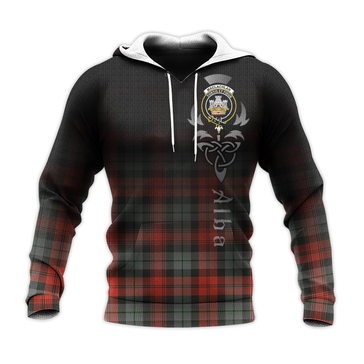 MacLachlan Weathered Tartan Hoodie - Alba Celtic Style