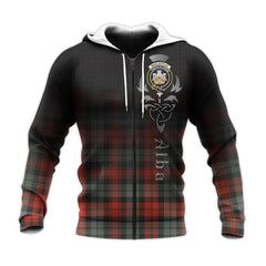 MacLachlan Weathered Tartan Hoodie - Alba Celtic Style