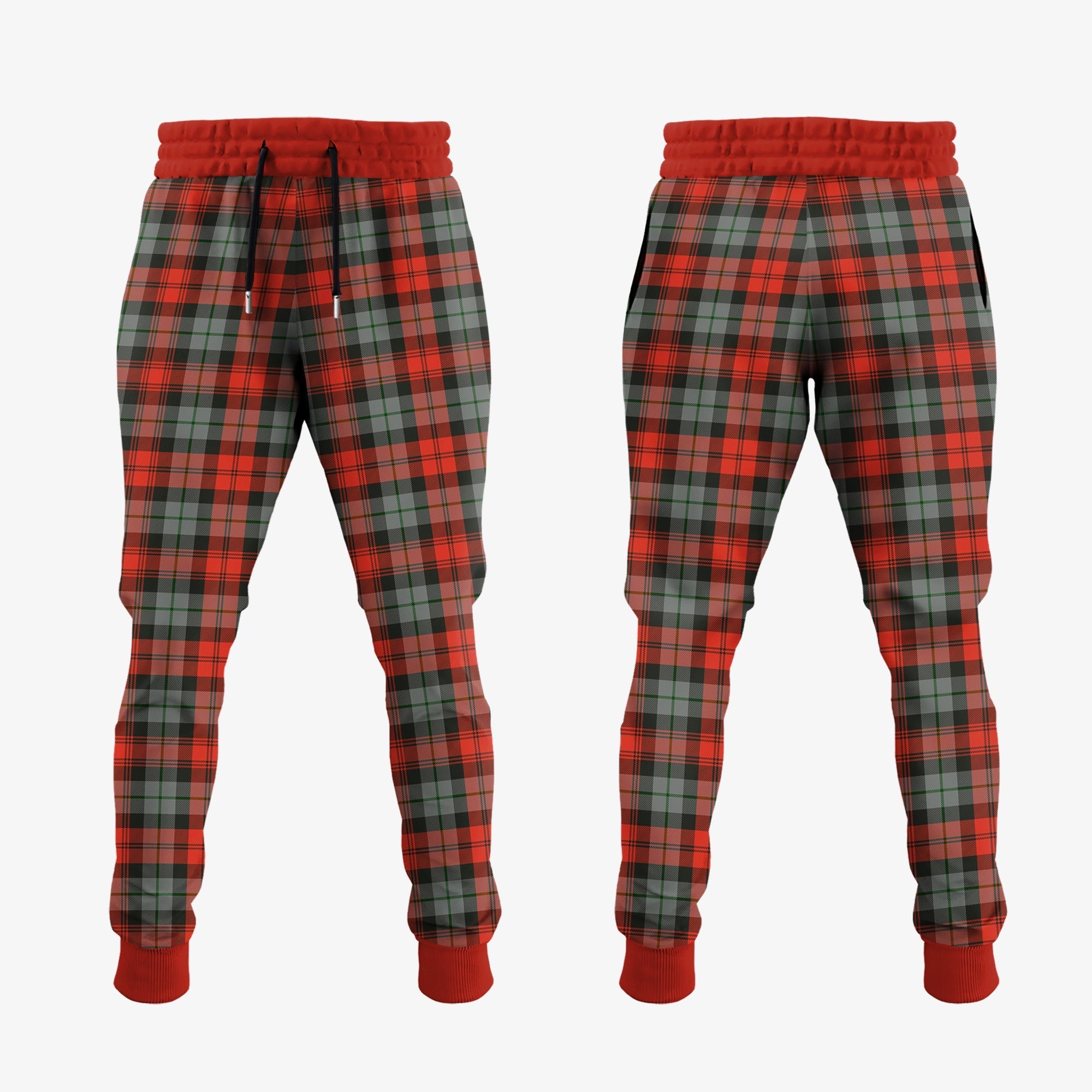 MacLachlan Weathered Tartan Crest Jogger Sweatpants