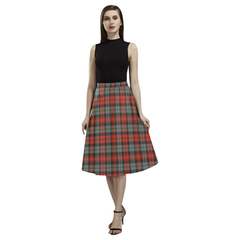 MacLachlan Weathered Tartan Aoede Crepe Skirt