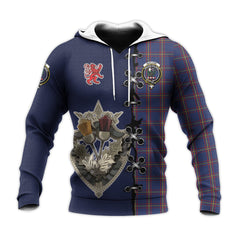 MacLaine of Lochbuie Tartan Hoodie - Lion Rampant And Celtic Thistle Style