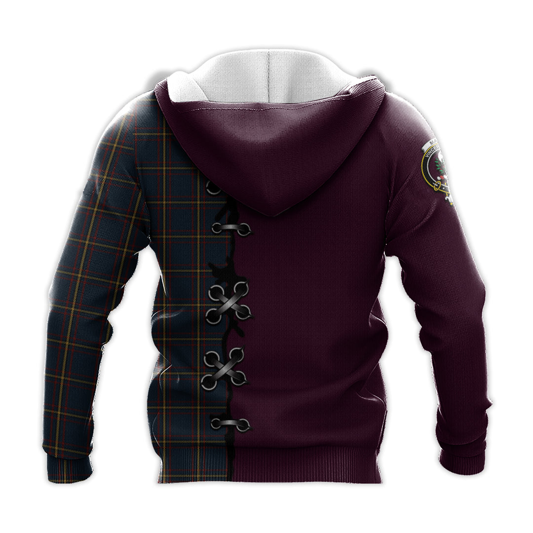 MacLaine of Lochbuie Hunting Tartan Hoodie - Lion Rampant And Celtic Thistle Style