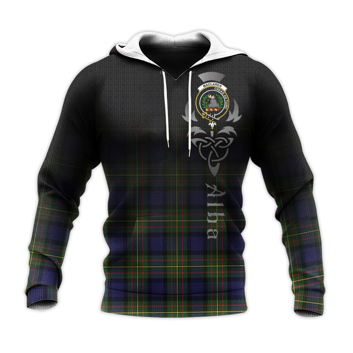 MacLaren Modern Tartan Hoodie - Alba Celtic Style