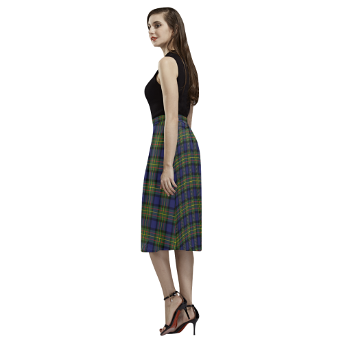 MacLaren Modern Tartan Aoede Crepe Skirt