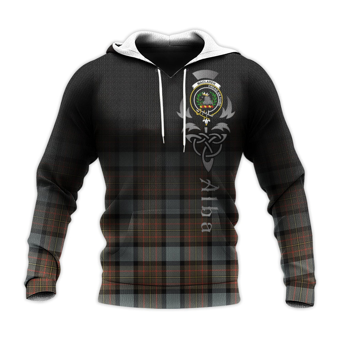 MacLaren Weathered Tartan Hoodie - Alba Celtic Style