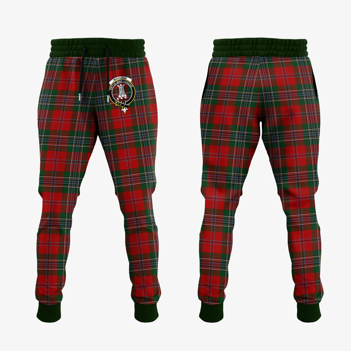 MacLean Tartan Crest Jogger Sweatpants