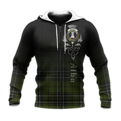 MacLean Hunting Tartan Hoodie - Alba Celtic Style