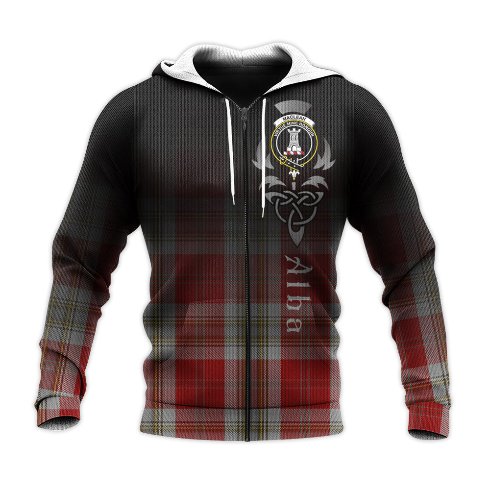 MacLean Of Duart Dress Red Tartan Hoodie - Alba Celtic Style