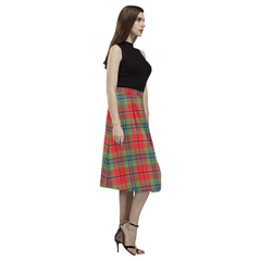 MacLean of Duart Modern Tartan Aoede Crepe Skirt