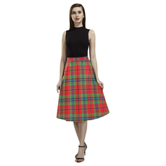 MacLean of Duart Modern Tartan Aoede Crepe Skirt