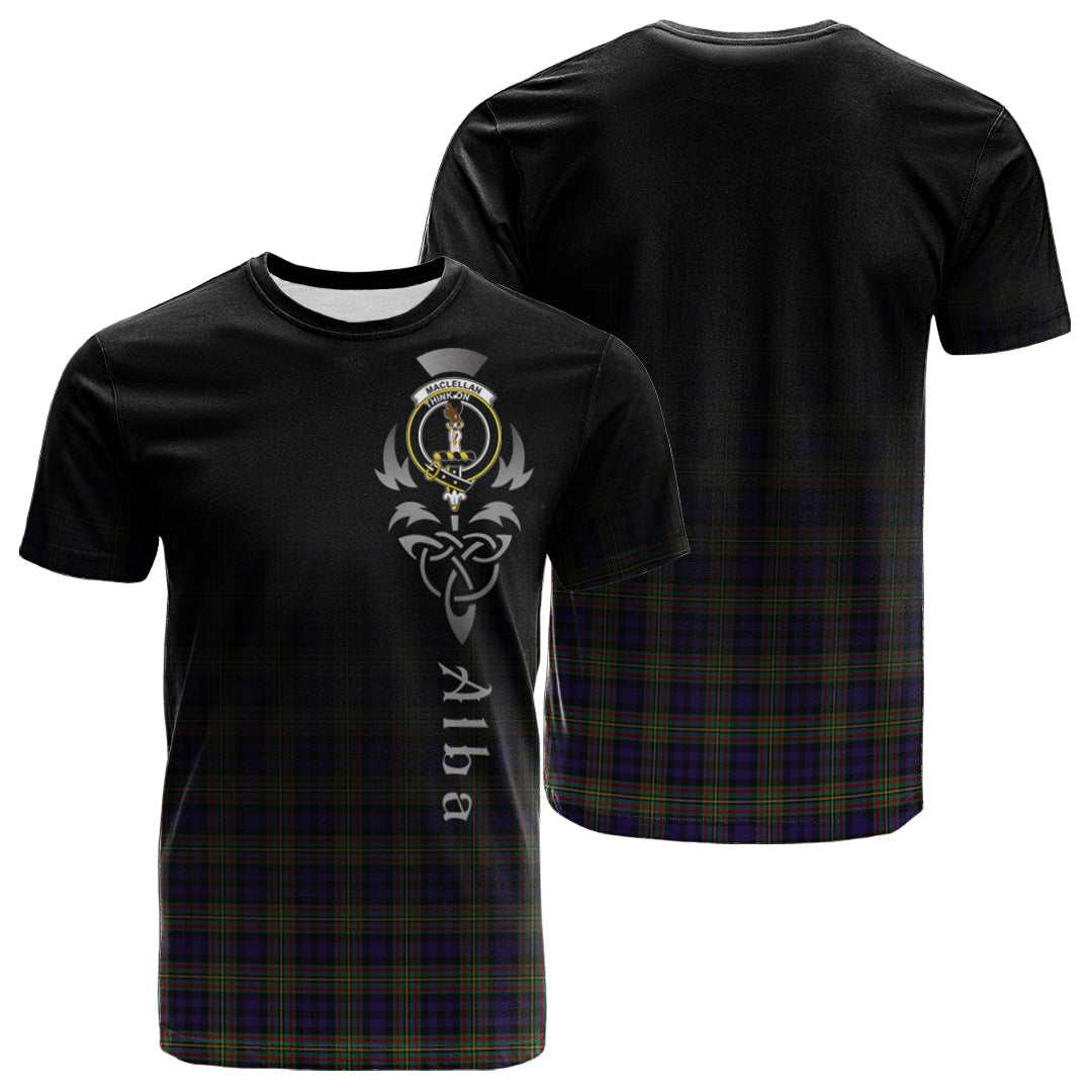 MacLellan Tartan Crest T-shirt - Alba Celtic Style