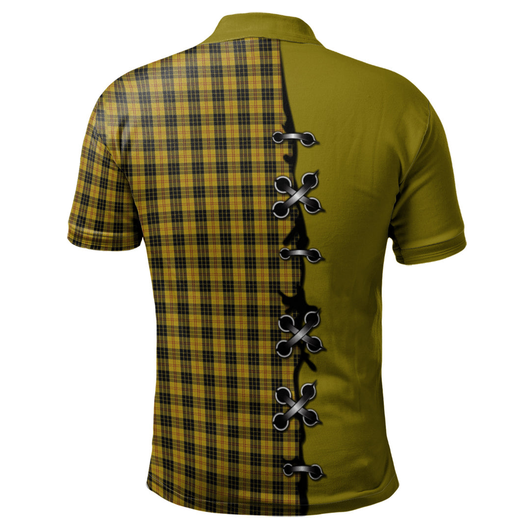 MacLeod Tartan Polo Shirt - Lion Rampant And Celtic Thistle Style