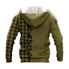 MacLeod Tartan Hoodie - Lion Rampant And Celtic Thistle Style