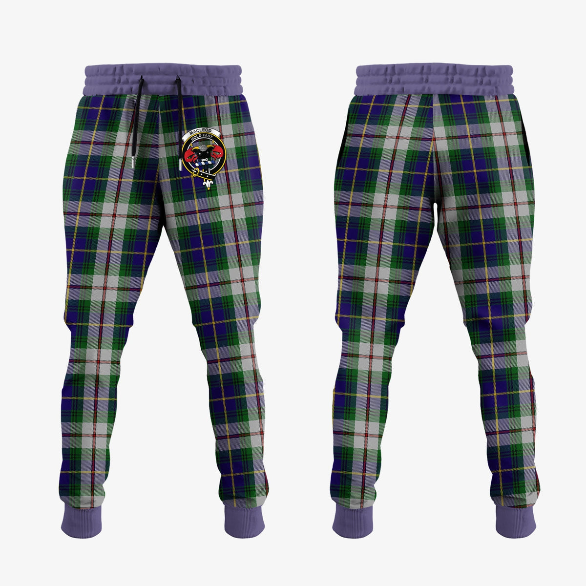 MacLeod Of Californian Tartan Crest Jogger Sweatpants