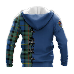 MacLeod of Harris Ancient Tartan Hoodie - Lion Rampant And Celtic Thistle Style