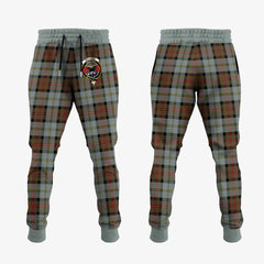 MacLeod Of Harris Weathered Tartan Crest Jogger Sweatpants