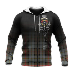 MacLeod Of Harris Weathered Tartan Hoodie - Alba Celtic Style