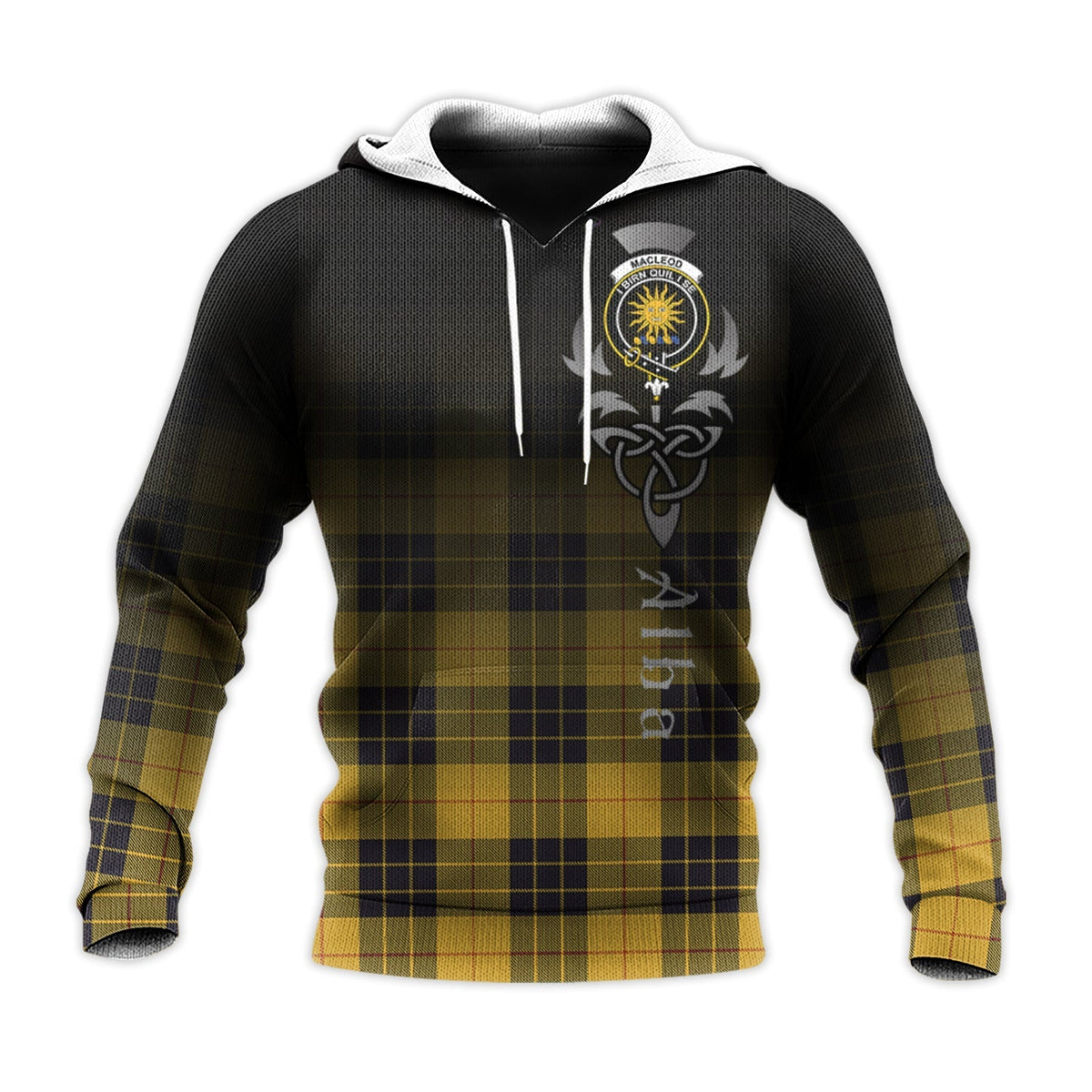 MacLeod Of Lewis Ancient Tartan Hoodie - Alba Celtic Style