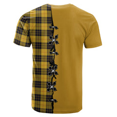 MacLeod of Lewis Ancient Tartan T-shirt - Lion Rampant And Celtic Thistle Style